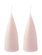 Hand Dipped C -Shaped Candles, 2 Pack Kunstindustrien Pink