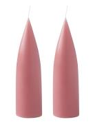 Hand Dipped C -Shaped Candles, 2 Pack Kunstindustrien Pink