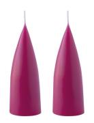 Hand Dipped C -Shaped Candles, 2 Pack Kunstindustrien Pink