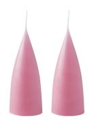 Hand Dipped C -Shaped Candles, 2 Pack Kunstindustrien Pink