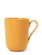 Rhombe Color Krus Med Hank 33 Cl Lyngby Porcelæn Yellow