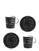 Siirtolapuutarha Breakfast Set 2Pcs M+P Marimekko Home Black