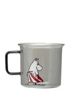 Moomin Glass Mug Moominmamma Moomin Grey