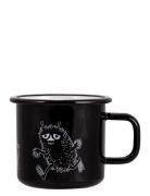Moomin Enamel Mug 37Cl Stinky Moomin Black