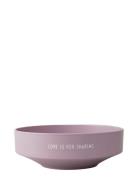 Favourite Bowl Large Design Letters Purple