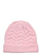 Koganna Cable Knit Beanie Cp Acc Kids Only Pink