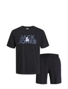 Jacula Ss Tee And Shorts Set Jnr Jack & J S Black