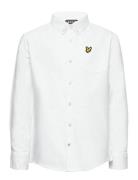 Oxford Long Sleeve Shirt Bright White Lyle & Scott Junior White