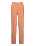 Wool Twill Pleated Straight Pant Calvin Klein Pink