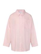 Latti Ls Linen Shirt Grunt Red