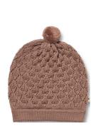 Knitted Hat Ezel Wheat Pink