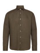 Bs Taishi Casual Modern Fit Shirt Bruun & Stengade Khaki