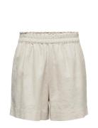 Onltokyo Hw Linen Blend Shorts Pnt Noos ONLY Beige