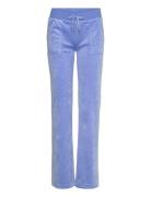 Del Ray Classic Velour Pant Pocket Design Regatta Juicy Couture Blue