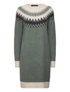 Vmsim Ls Nordic Dress Ga Rep Lcs Vero Moda Green