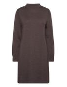 Slfhanni Ls Knit Dress Selected Femme Brown