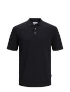 Jjeemil Knit Polo S/S Sn Jack & J S Black