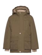 Kastorio Fleece Lined Winter Jacket. Grs Mini A Ture Green