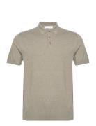 Slhberg Ss Knit Polo Noos Selected Homme Khaki