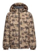 Winter Jacket Aop Mikk-line Beige