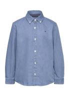 Denim Chambray Shirt L/S Tommy Hilfiger Blue