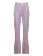 Sequin Straight Pants ROTATE Birger Christensen Pink