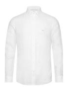 Linen Slim Fit Shirt Michael Kors White