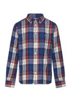 Reg. Check Flannel Shirt GANT Blue