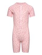 Uv-Suit Pink Leo 01 86/92 Geggamoja Pink