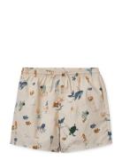 Duke Printed Board Shorts Liewood Cream