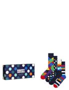 4-Pack Multi-Color Socks Gift Set Happy Socks Navy