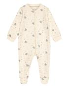 Nightsuit W.zipper A. Foot Fixoni Cream