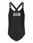 Cnvg 1Pd Core Logo Swimsuit Converse Black