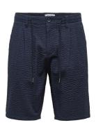 Onsleo Life 0009 Seersucker Shorts ONLY & SONS Navy