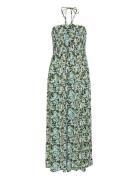 Kaamber Maxi Smock Dress Kaffe Green