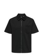 Onsanton Pique Ss Shirt ONLY & SONS Black