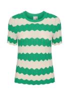 Yasbee Ss Knit Top YAS Green