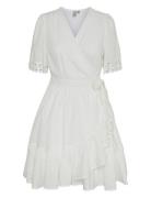 Yasnavina 2/4 Wrap Dress S. YAS White