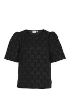 Vinanna 2/4 Balloon Sleeve Top Vila Black