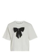 Vinaddi S/S T-Shirt Vila White