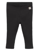 Leggings Basic Rib Lindex Black