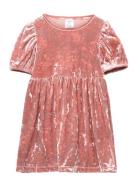 Dress Crushed Velvet Lindex Pink