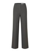 Slfrita Mw Wide Pant Dgm N Noos Selected Femme Grey