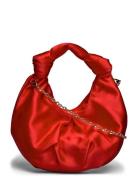 Satin Handbag Mango Red