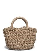 Mini-Braided Basket Mango Beige