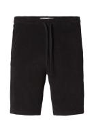 Slhrelax-Terry Shorts Ex Selected Homme Black
