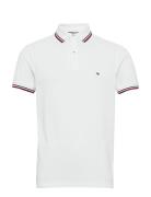 Core Tommy Tipped Slim Polo Tommy Hilfiger White