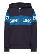 D1. Gant Chest Stripe Hr GANT Blue