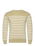 Striped Mariner Sweater "Groix" Armor Lux Khaki