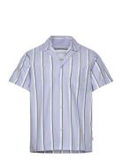 Lawson Stripe Ss Shirt Les Deux Blue